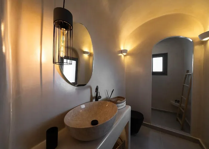 Amazing Santorini Grand With Sea View And Hot Ия