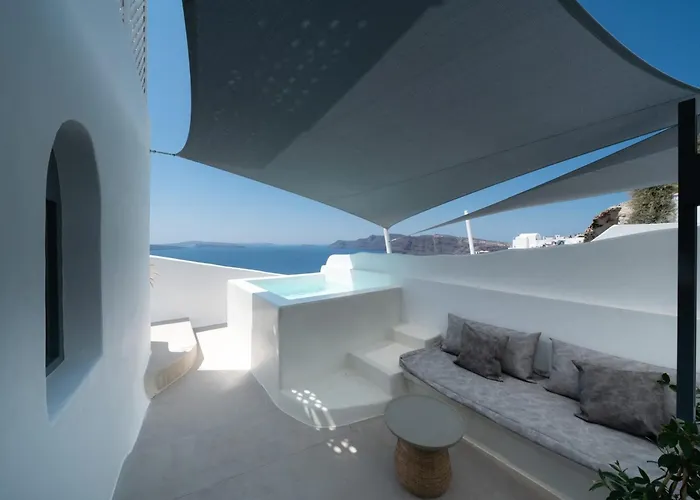 Вилла Amazing Santorini Grand With Sea View And Hot