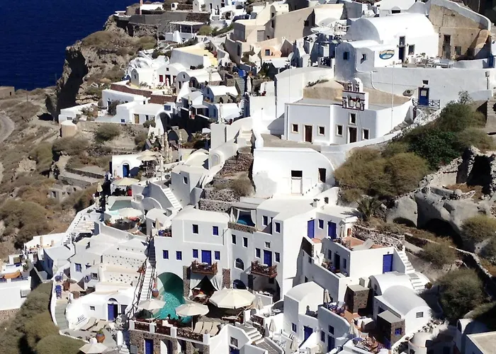 Вилла Amazing Santorini Grand With Sea View And Hot Ия